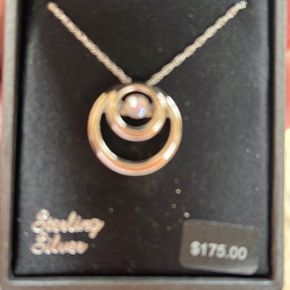 Necklace floating Diamonluxe